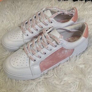 Nautica Pink and White Size 6 Women’s Sneakers